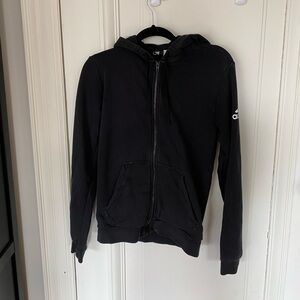 Adidas Cozy Warm Black Zip-up Hoodie size S